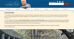 Desktop Screenshot of jimmycarterlibrary.gov