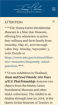 Mobile Screenshot of jimmycarterlibrary.gov